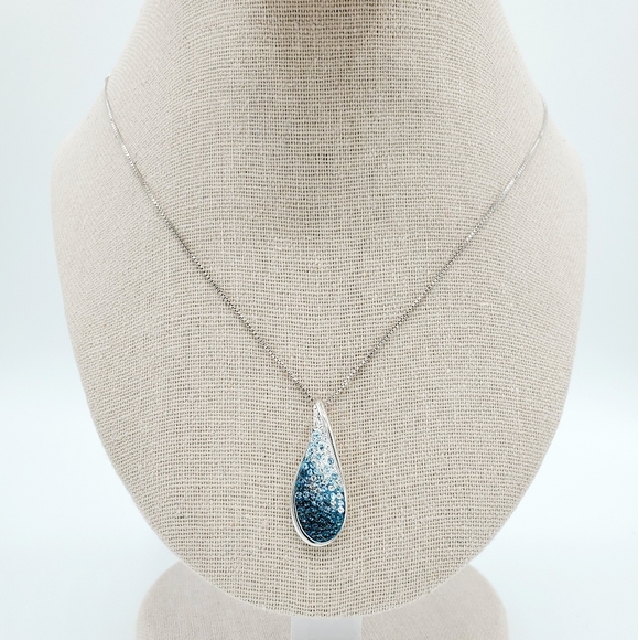 Jewelry - Sterling silver & Swarovski crystals necklace
